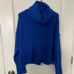 Blue Turtleneck Sweater | Urban Heritage